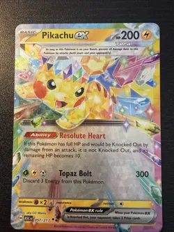 Pikachu ex 057/217 Double Rare - Ascended Heroes Pokemon TCG - Image 1