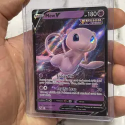Pokemon TCG - Mew V 060/159 Crown Zenith Holo Ultra Rare - NM/MT Nintendo Card - Image 2