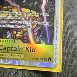Bandai Eustass"Captain"Kid OP10-112 SR Foil Royal Blood One Piece CCG EN - Image 3