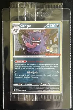 Pokemon Gengar GameStop Stamp Promo Card 050/088 Sealed - Image 1