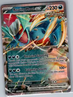 Roaring Moon ex 124/182 - Paradox Rift - Pokemon Card - NM - Image 1