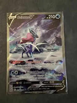 Pokemon TCG Suicune V Ultra Rare Full Art Holo GG38/GG70 Basic 210HP Card - Image 1