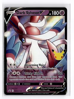 Dark Sylveon V SWSH134 SWSH: Sword & Shield Promo Cards Holo - Image 1