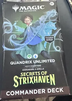 MTG Secret of Strixhaven Quandrix Unlimited Commander Deck - Image 1