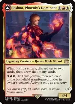 Joshua, Phoenix's Dominant // Phoenix, Warden of Fire [FINAL FANTASY Prerelease - Image 1