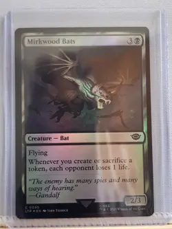 Mirkwood Bats - LTR - Common - Foil - NM - Magic the Gathering - MTG - Image 1