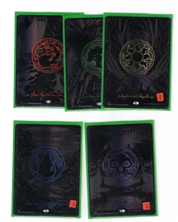 MTG Phyrexia: All Will Be One Oil Slick Raised Foil Land Set (1 of each) #2 - Image 1