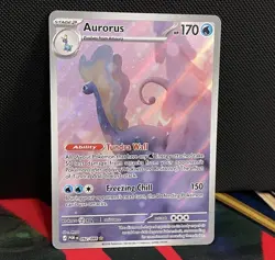 Aurorus 092/088 Full Art Illustration Rare POR Pokemon TCG NM - Image 1