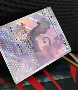 Aurorus 092/088 Full Art Illustration Rare POR Pokemon TCG NM - Image 2