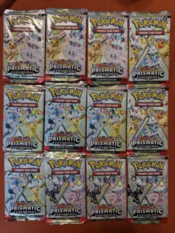 Pokemon Prismatic Booster Packs New&Sealed 12x Packs - Image 1