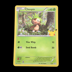 Pokemon Chespin - 6/25 - McDonald's 25th Anniversary Promos Foil Celebrations - Image 1