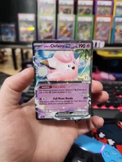 Lillie's Clefairy ex NM 056/159 Sv09 Journey Together Holo Pokemon - Image 1
