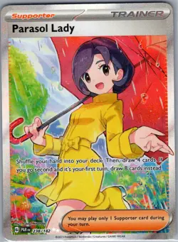 Parasol Lady 238/182 SV04: Paradox Rift - Pokemon Card - NM - Image 1
