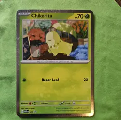 Pokemon TCG: Perfect Order -Chikorita - Black Star Promo-69 Cosmos Fart Swirl NM - Image 1