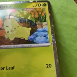 Pokemon TCG: Perfect Order -Chikorita - Black Star Promo-69 Cosmos Fart Swirl NM - Image 2