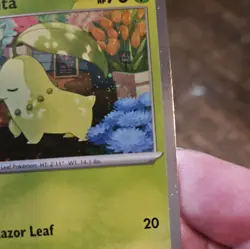Pokemon TCG: Perfect Order -Chikorita - Black Star Promo-69 Cosmos Fart Swirl NM - Image 4