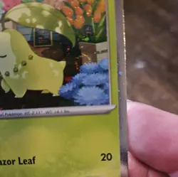 Pokemon TCG: Perfect Order -Chikorita - Black Star Promo-69 Cosmos Fart Swirl NM - Image 5
