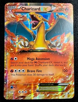 Pokemon Charizard EX XY17 OVERSIZED/JUMBO XY Holo Black Star Promos EX - Image 1