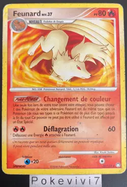 Carte Pokemon FEUNARD 32/123 Rare Diamant et Perle D&P FR OCCASION - Image 1