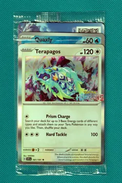Terapagos & Quaxly Sealed Pokemon Centre Horizons Promo Surging Sparks Masterset - Image 1