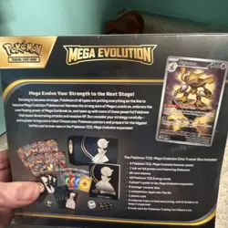 Pokemon TCG Mega Evolution Elite Trainer Box Gardevoir Alakazam 2025 - Image 3