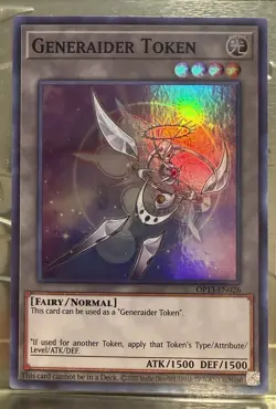 Yugioh - Generaider Token OP13-EN026 Super Rare OTS 13 NM - Image 1
