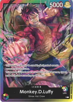 MONKEY.D.LUFFY (3RD ANNIVERSARY TOURNAMENT 3 BROTHERS PACK) NM - Image 1