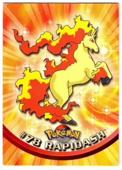 RAPIDASH #78 CROMO / CARD POKEMON TRADING CARDS 1999-2000 TOPPS - Image 1
