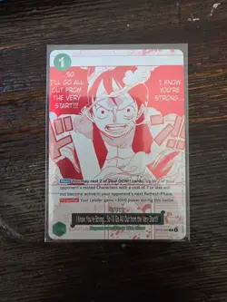 I Know You're Strong... 3rd Anniversary OP13-040 One Piece Promo Cards R NM Eng - Image 1