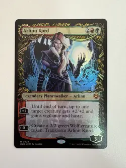 Arlinn Kord / Embraced by the Moon Foil Showcase MTG Magic Card NM Near Mint INR - Image 1