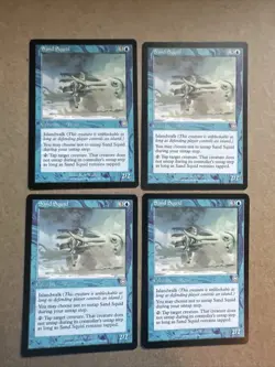 Sandsquid X4 Mercadian Masques Condition See Pics Front/Back,1 Card Slight Bend - Image 1