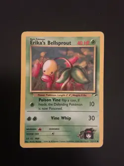 Pokemon Erika's Bellsprout (75) Gym Heroes vintage card #075/132 Wotc 2000 - Image 1