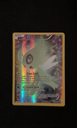 Pokemon TCG Mythical Celebi XY111 Full Art Black Star Promo Card LP - Image 1