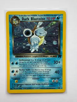 Pokemon TCG Dark Blastoise Holo Card 3/82 Team Rocket Series LP/NM - Image 1