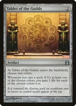 MTG - Tablet of the Guilds - Return to Ravnica - Magic the Gathering - Image 1