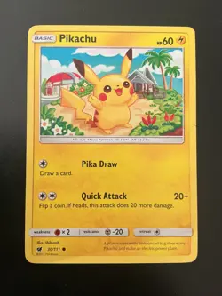 Pokemon TCG Pikachu SM - Crimson Invasion 30/111 - Image 1