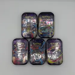 x5 Pokemon Mega Evolution Mini Tin Full Art Set Venasaur Kangaskhan Booster New - Image 2
