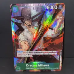 Dracule Mihawk (Alternate Art) OP12-030 Legacy of the Master Foil NM - Image 1