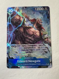 ENG One Piece CCG – Edward.Newgate (OP08-043) SR NM/M Pack Fresh - Image 2