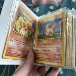 Old Vintage Wotc Pokemon Tcg Binder Bundle Joblot X60 Cards No Duplicates - Image 4
