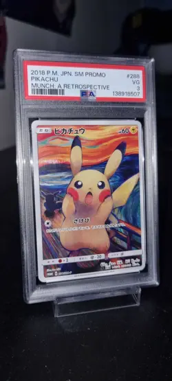 PSA 3 Pikachu Munch Promo 288/SM-P Japanese Pokemon Card - Image 3