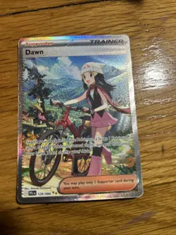 Pokemon Dawn Trainer Full Art Special Illustration Rare Holo Me02 129/094 Card - Image 1
