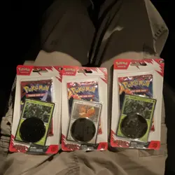 Pokemon Destined Rivals 3 Booster Packs with Zarude Eevee Promo Card & Coin - Image 1