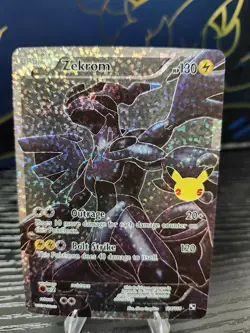 Zekrom 114/114 Holo Celebrations Classic Collection Pokemon Card - Image 1