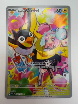Iono’s Wattrel 231/217 Illustration Rare Pokemon Card NM Ascended Heroes - Image 1