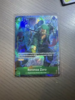 Bandai One Piece Card Game Roronoa Zoro Holo 2 Character Cards PRB02-006 OP15-1… - Image 1