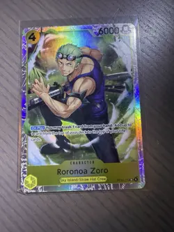 Bandai One Piece Card Game Roronoa Zoro Holo 2 Character Cards PRB02-006 OP15-1… - Image 3