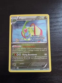 Pokemon BW53 Flygon Stamped Prerelease Promo Card B&W Boundaries Crossed - Image 1