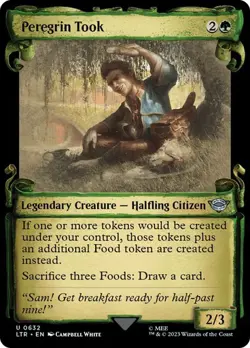 MTG - Peregrin Took - Silver Foil - Lord of the Rings - Magic the Gathering - Image 1
