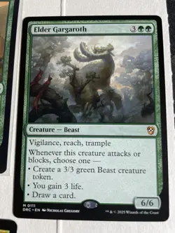 Magic: The Gathering (MTG) - DRC Elder Gargaroth M0111 NM - Image 1